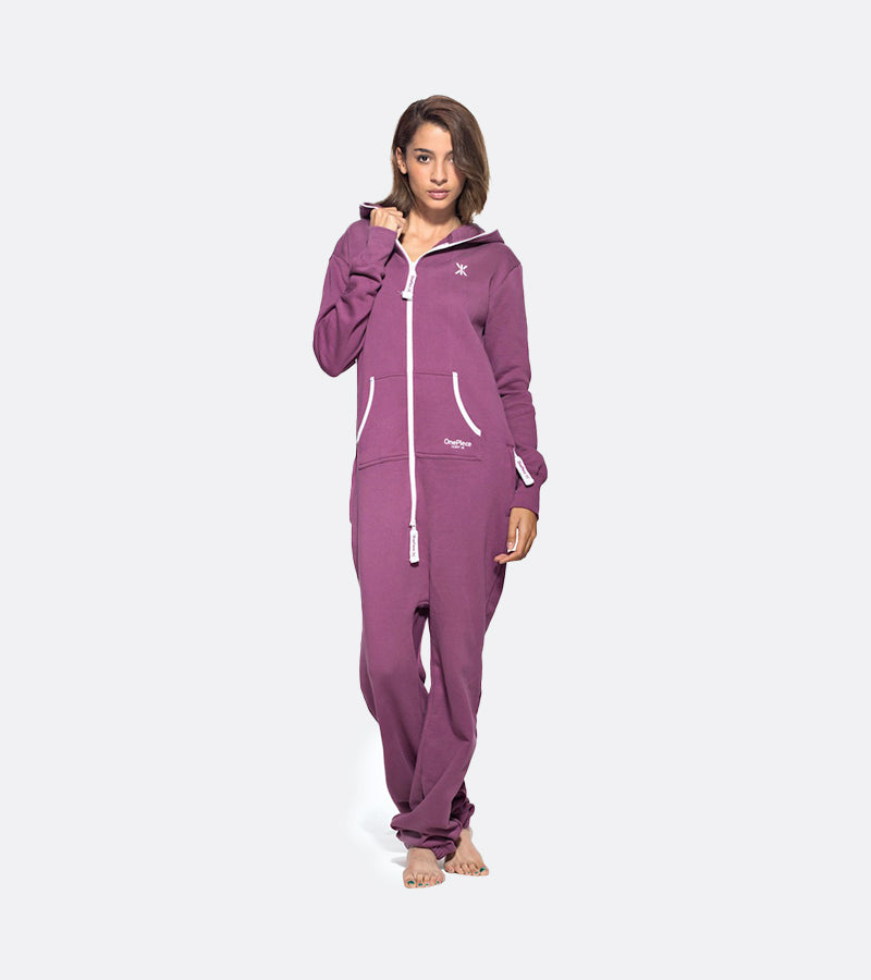 BASIC JUMPSUIT DUSTY PURPLE