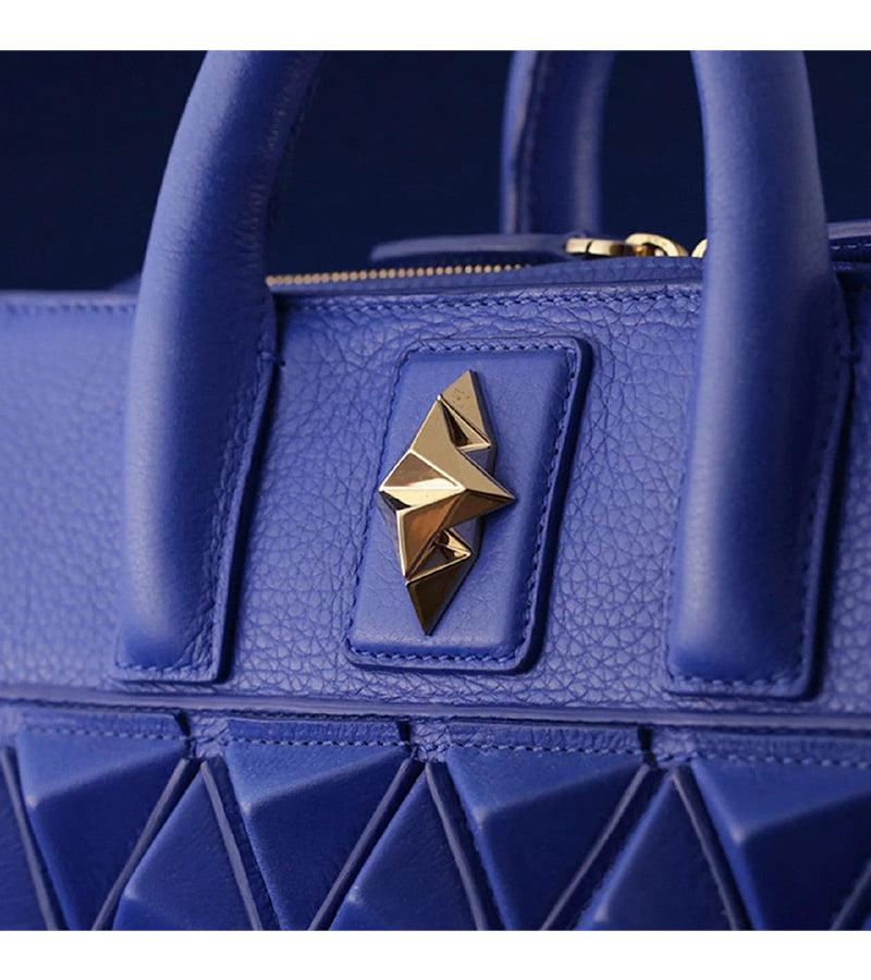 Sofia al asfoor Signature shield blue Bag