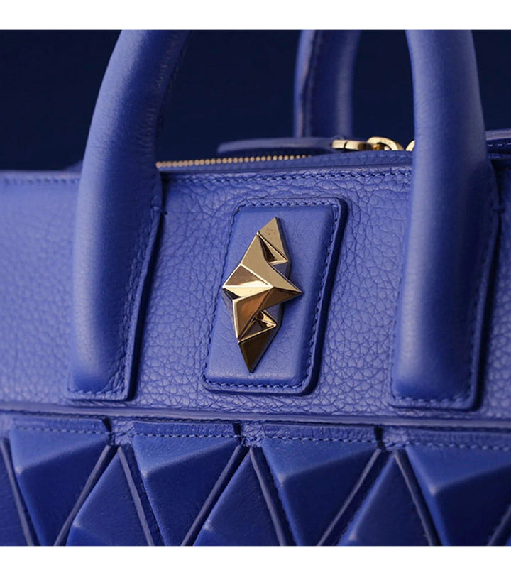 Sofia al asfoor Signature shield blue Bag