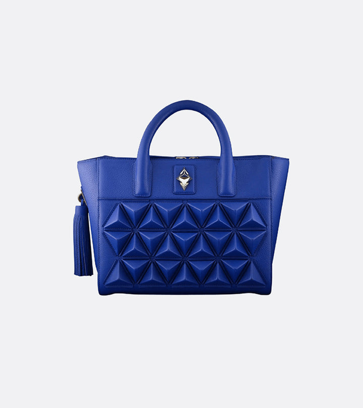 Sofia al asfoor Signature shield blue Bag