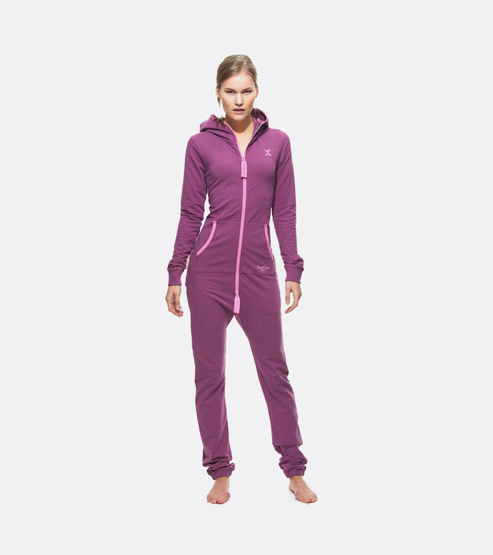 BASIC JUMPSUIT DUSTY PURPLE