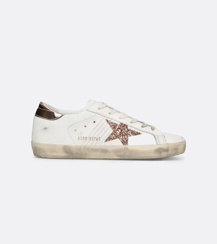 GOLDEN GOOSE Women's Super-Star 11705 leather low-top trainers