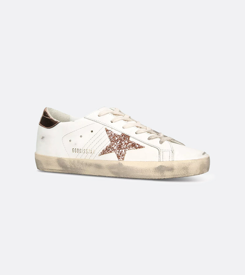 GOLDEN GOOSE Women's Super-Star 11705 leather low-top trainers