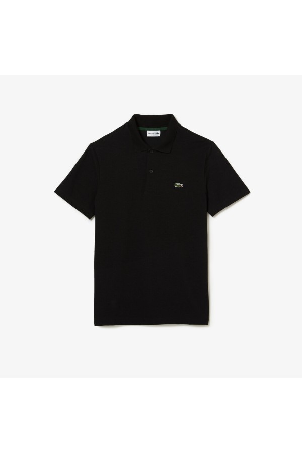 Regular Fit Polyester Cotton Polo Shirt black