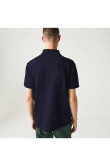 lacoste Regular Fit Polyester Cotton Polo Shirt blue