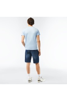 lacoste Men's Slim Fit Stretch Cotton Denim Bermuda Shorts