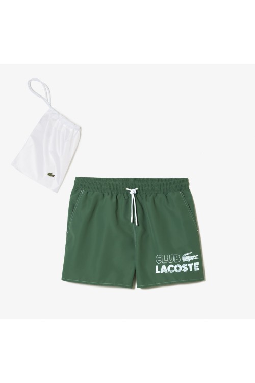 Men’s Lacoste Quick Dry Swim Trunks With Integrated Linin