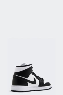 NIKE Air Jordan 1 Mid 'Black/White' Sneakers