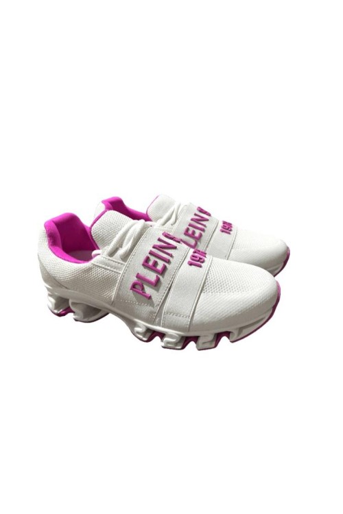 PHILIPP PLEIN SPORT Plein Sport Tape Logo White pink Sneakers