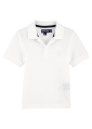 Boys Cotton Pique Polo Shirt Solid