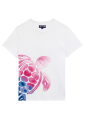 Men Cotton T-Shirt Tortue Aquarelle